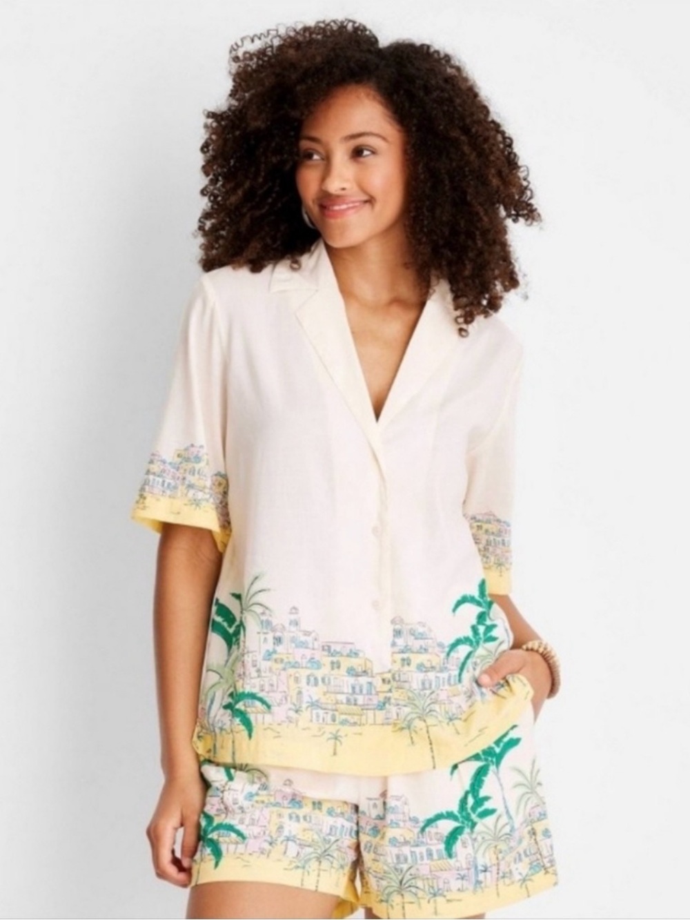 Future Collective x Jenee Naylor Tropical Print Short Set